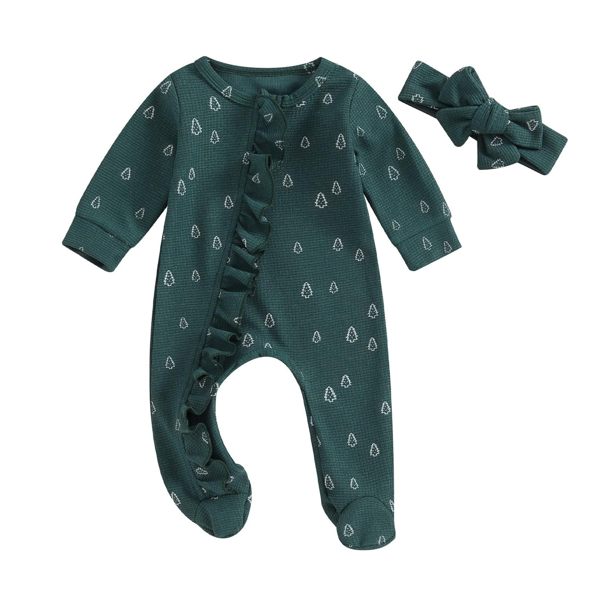 Pumpkin Long Sleeve Onesie Romper X80763