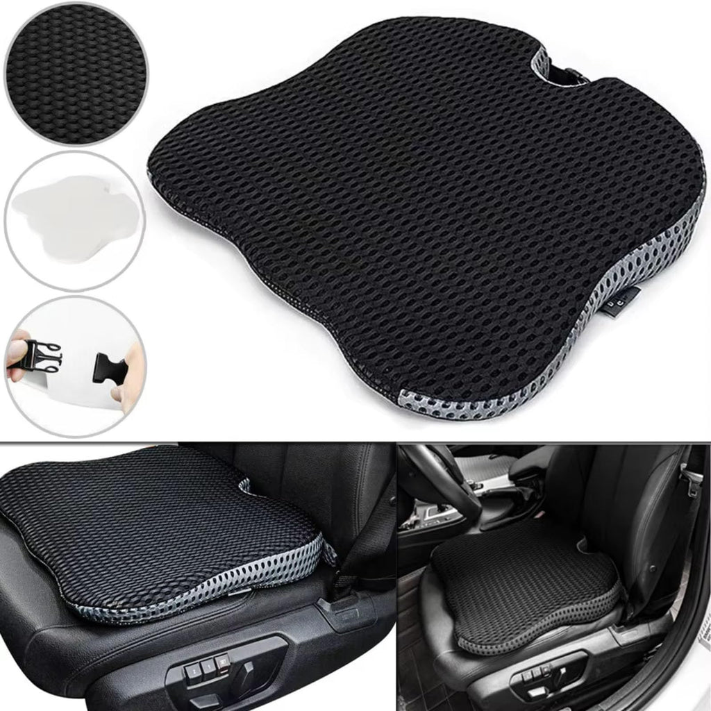 Black Memory Foam Car Seat Booster Cushion I772801
