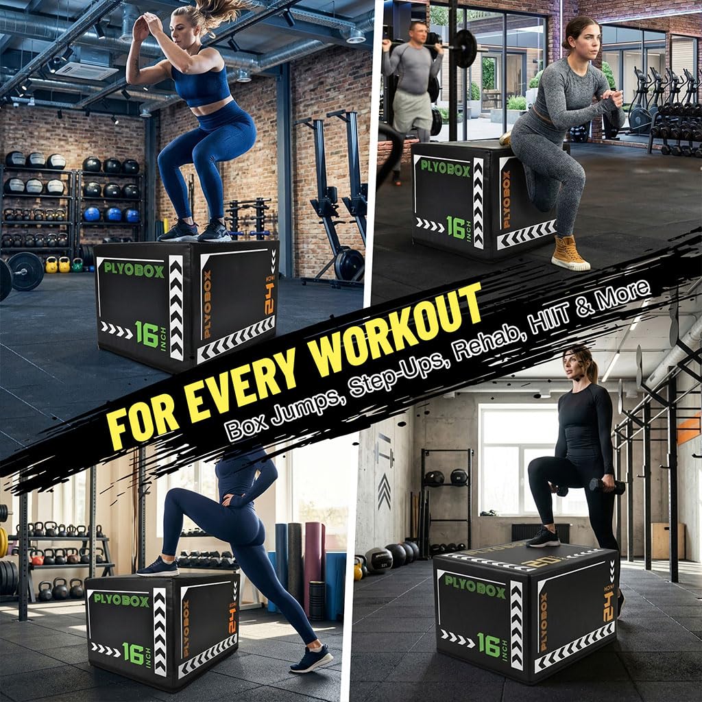 3-in-1 Plyometric Jump Box V257