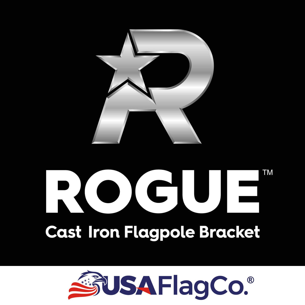Flag Pole and Bracket Kit Brushed Aluminum Y3949