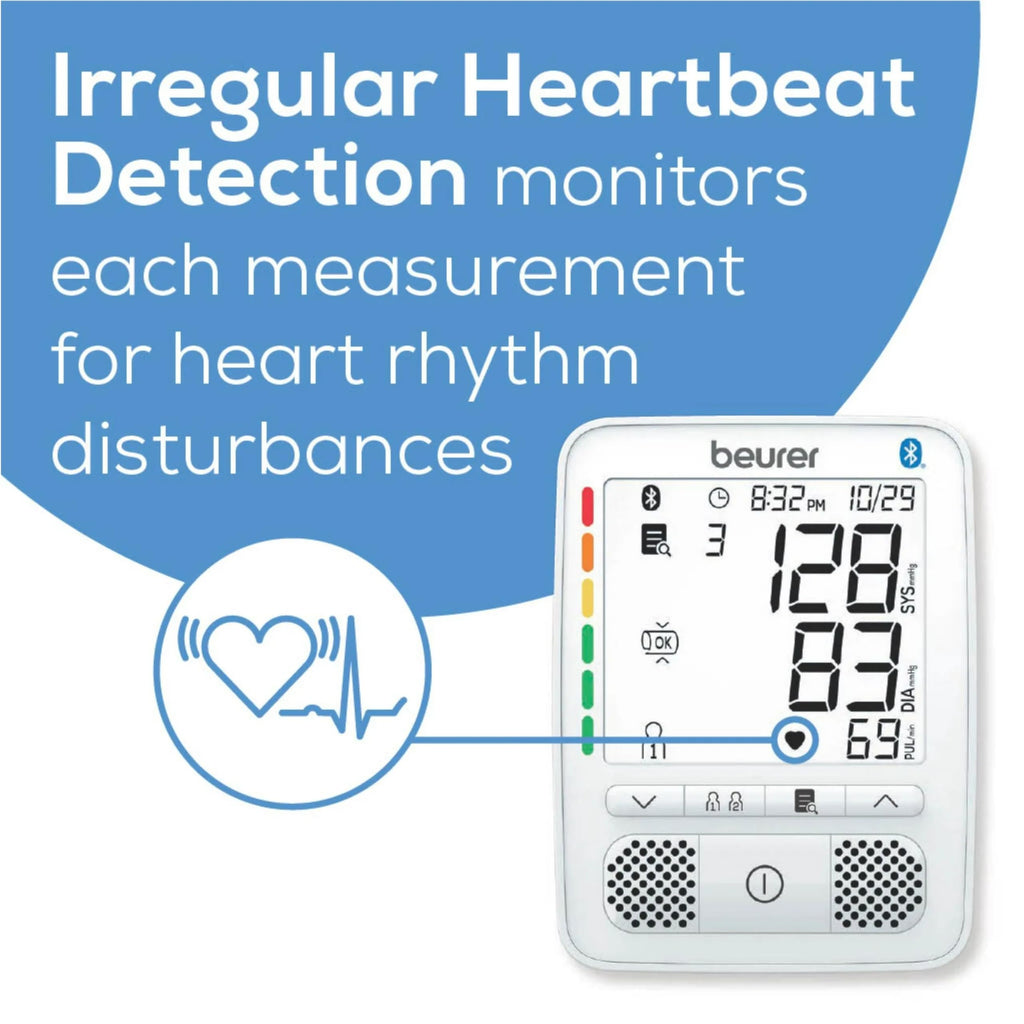 Upper Arm Blood Pressure Monitor with Bluetooth and Talking Function J5507