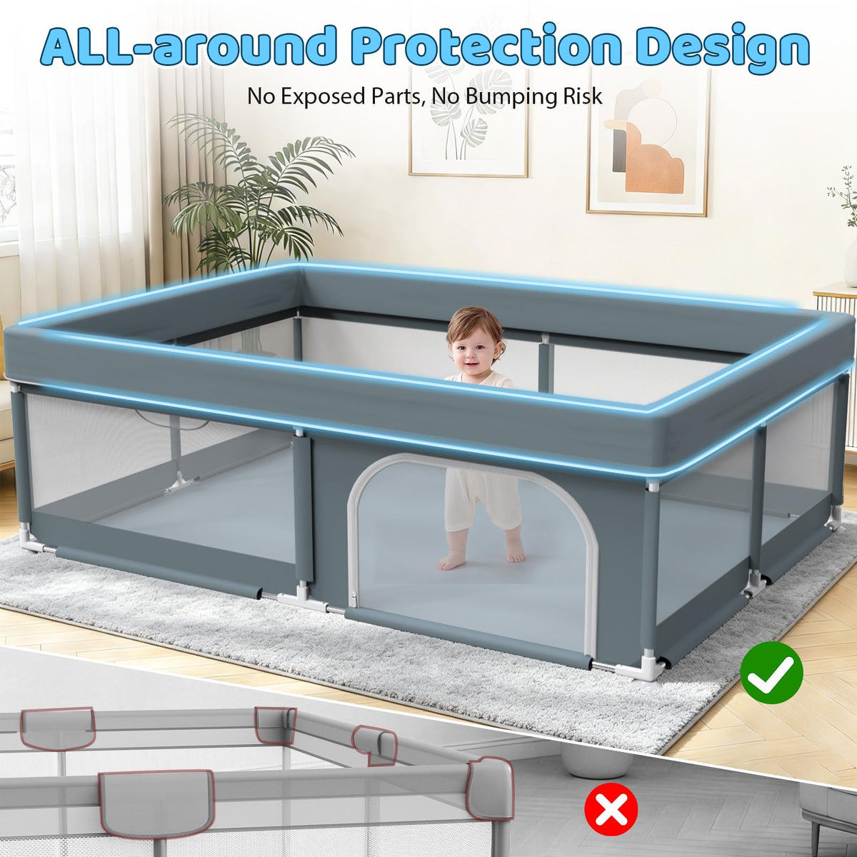 Large Baby Playpen W159