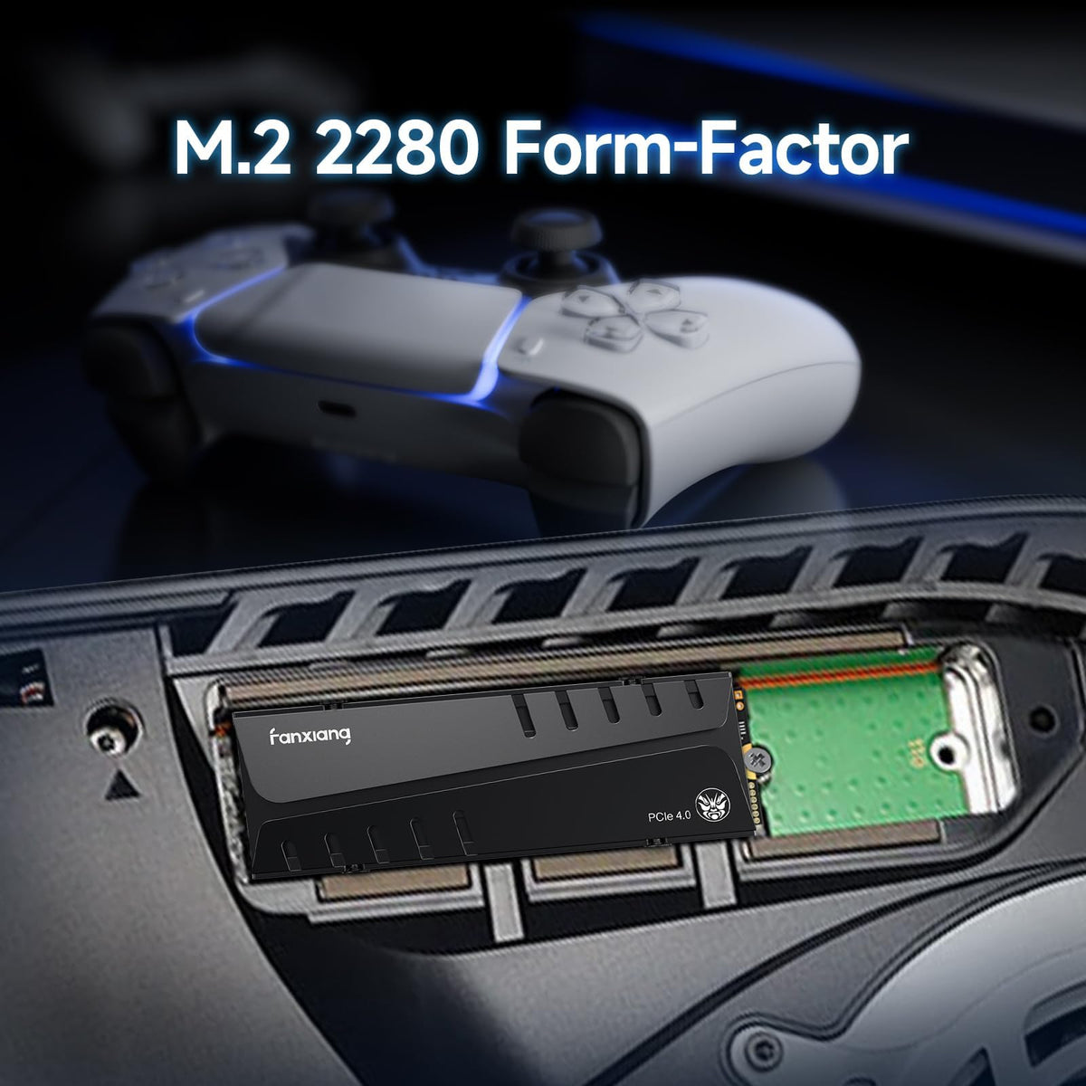 1TB NVMe M.2 SSD with Heatsink and DRAM W2533