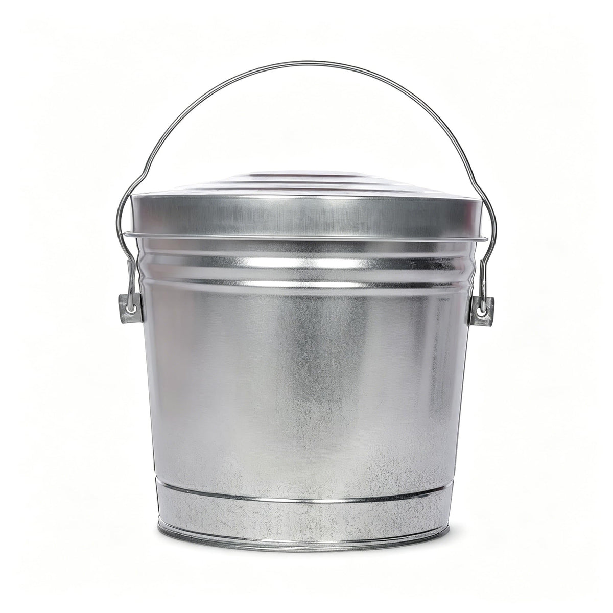 6-Gallon Galvanized Steel Locking Lid Storage Can K862410