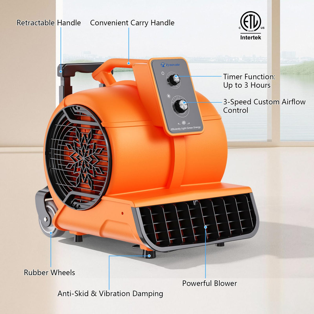 1 HP 4000 CFM Portable Air Mover G205025