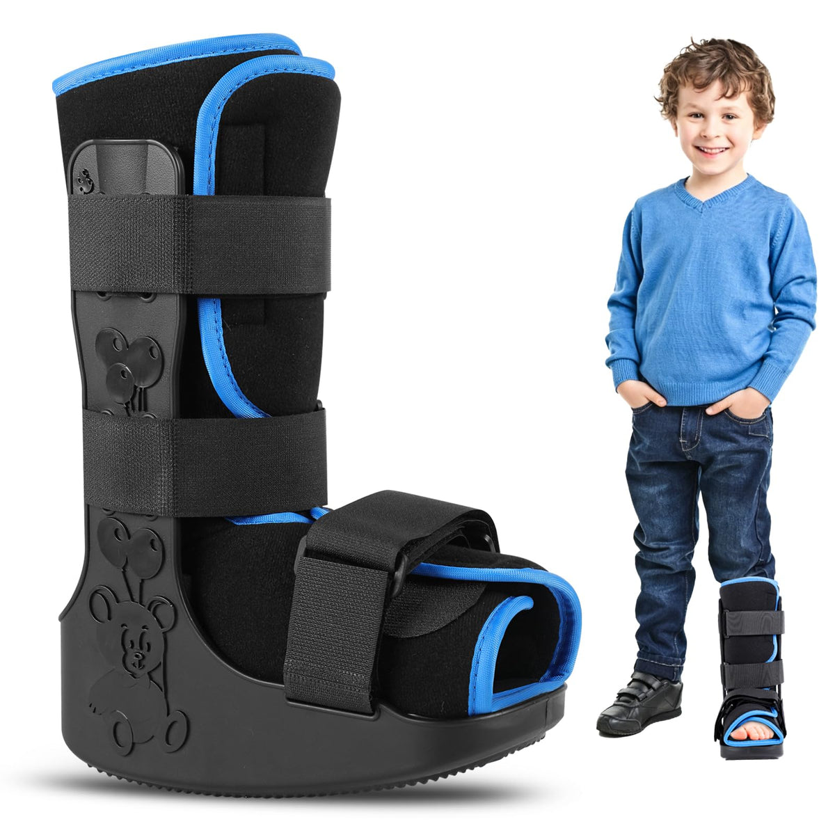 Lightweight Adjustable Pediatric Walking Boot J833421