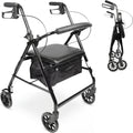 Foldable 4 Wheel Rollator Walker with Seat U971