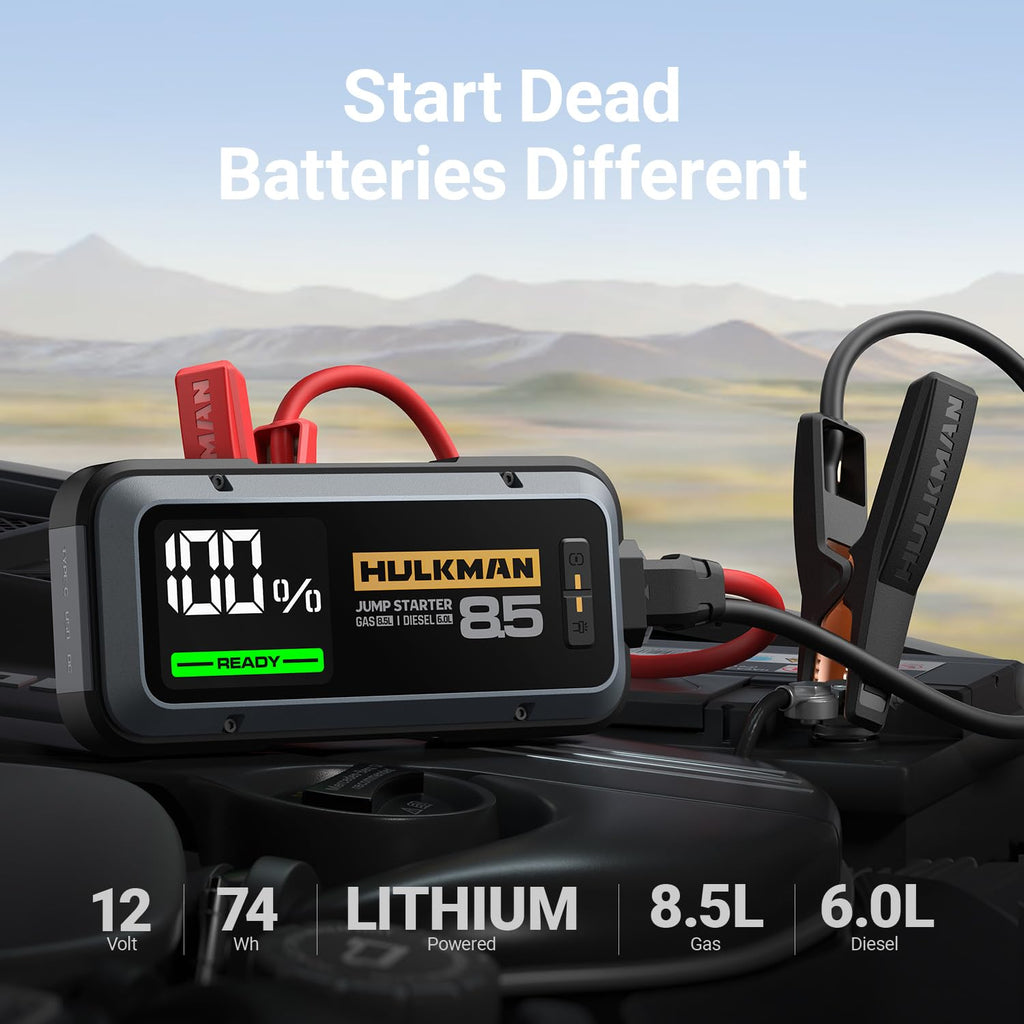 2000A Portable Jump Starter with LED Display E331347