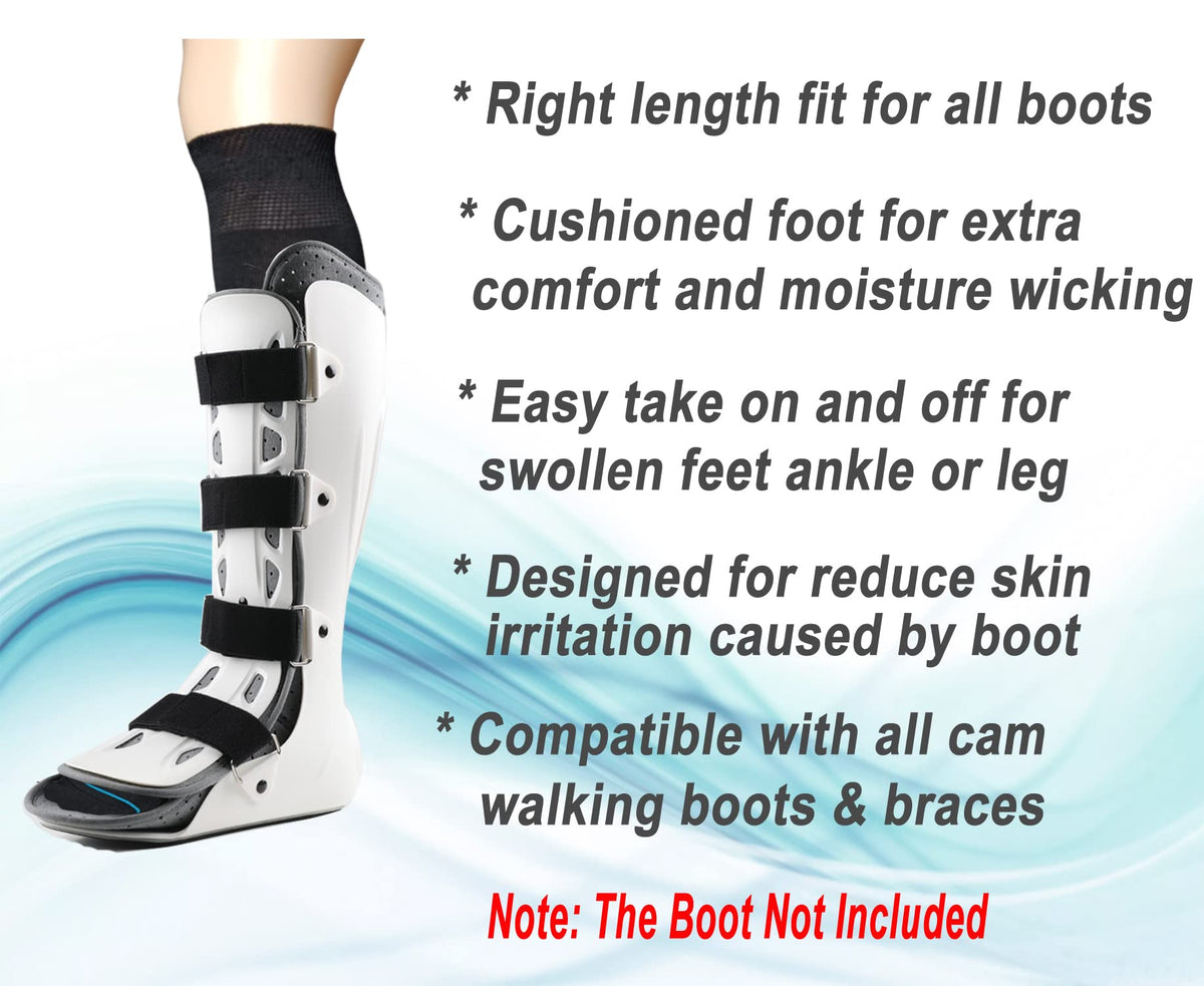 2 Pairs Replacement Sock Liner for Walking Boot J41162