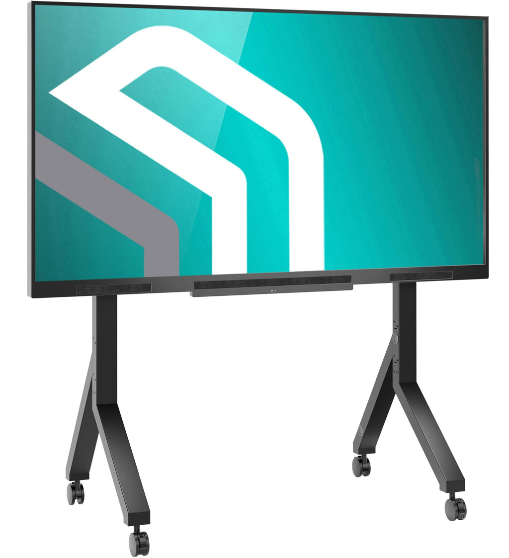 Mobile TV Stand on Wheels 70-110 Inch Black E66567