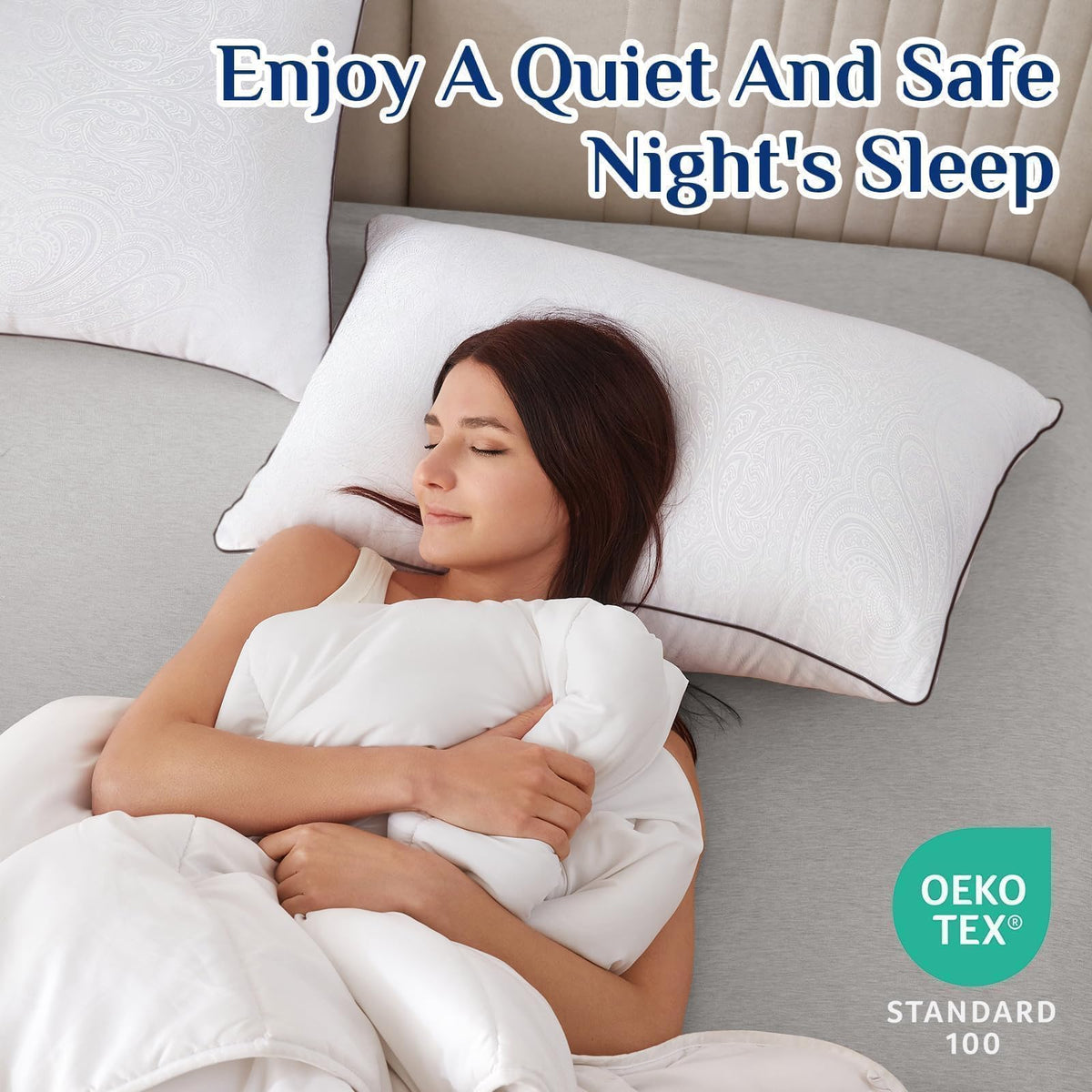 King Size Pillows 2 Pack Cooling Down Alternative D812177