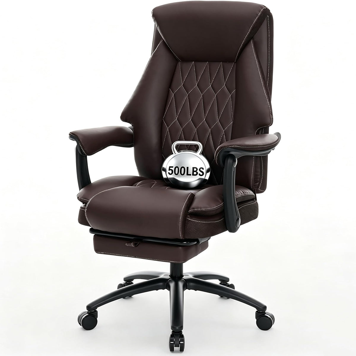 500lbs Big and Tall Office Chair with Footrest E2143