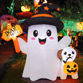 5 FT Halloween Inflatables Ghost with Built-in LEDs S55823