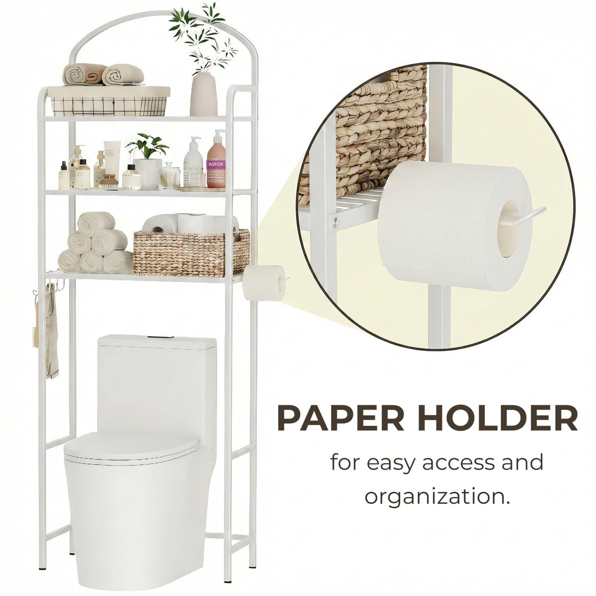 3 Tier Over The Toilet Storage Rack T7914