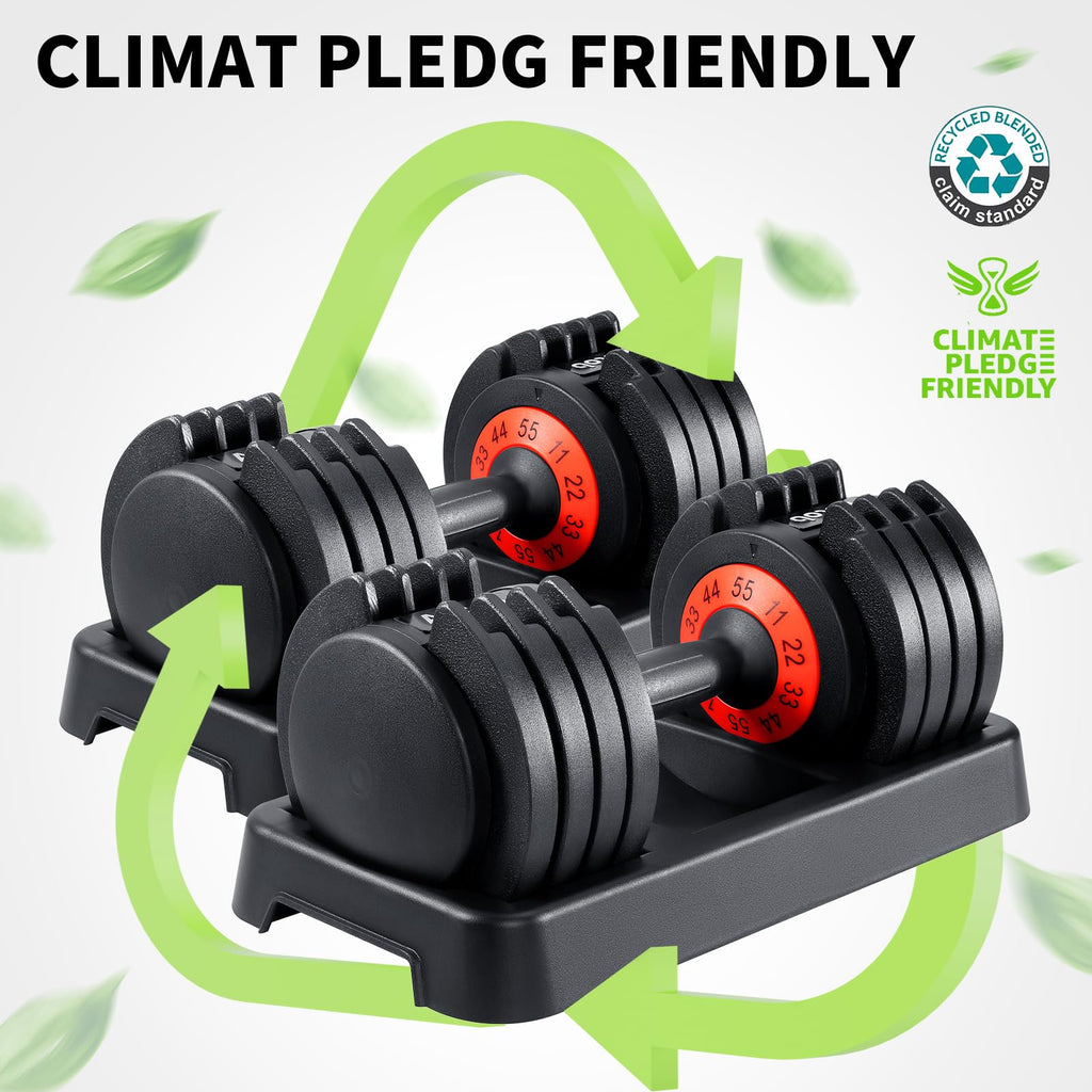 Adjustable Dumbbell Set 25/55 Lbs (Pair) Z237483