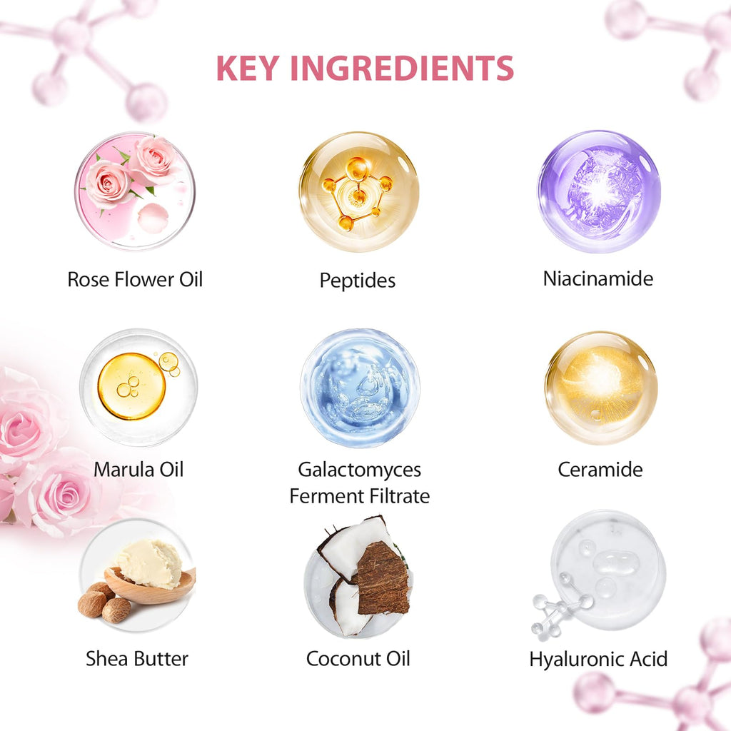 32 Pcs Rose Spa Skin Care Set T546