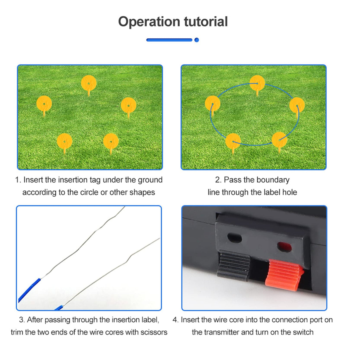 Electronic Dog Fence & Waterproof Training Collar System O6802