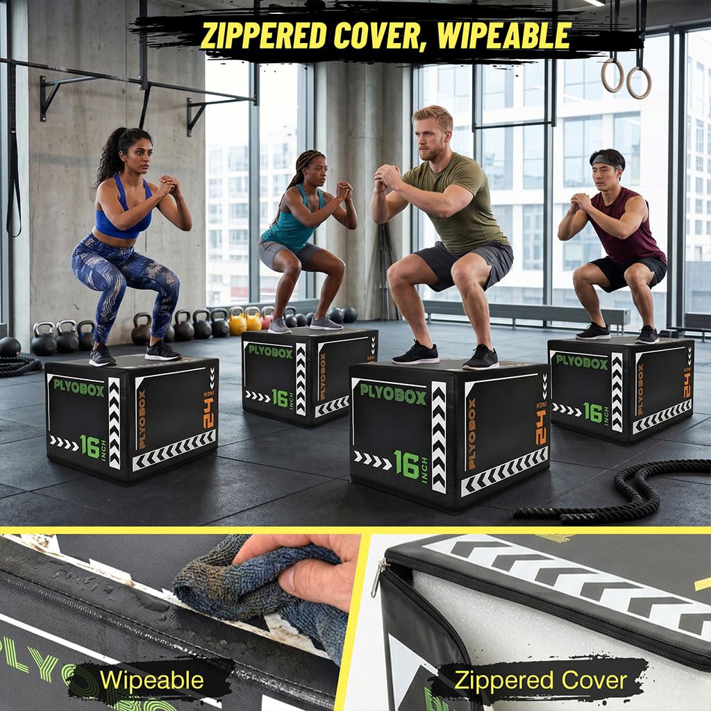 3-in-1 Plyometric Jump Box V257