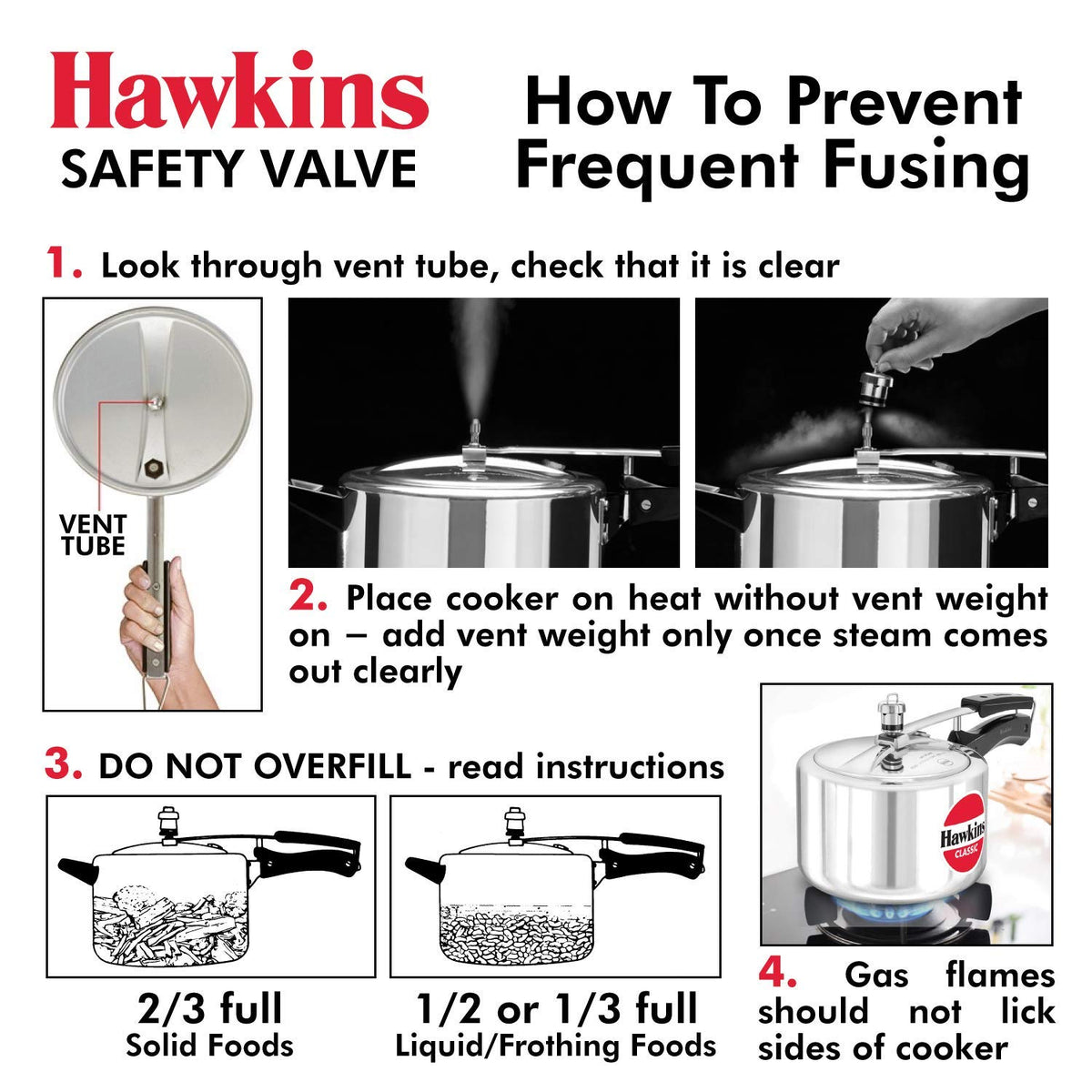 Aluminium Safety Valve for Pressure Cookers 1.5 to 14 Litre I71270