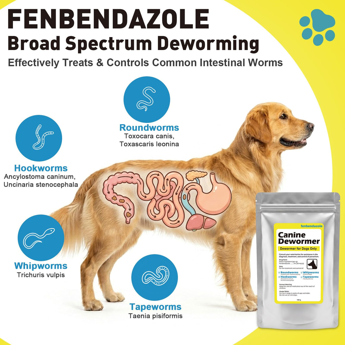 Dewormer for Dogs 100g Q130779