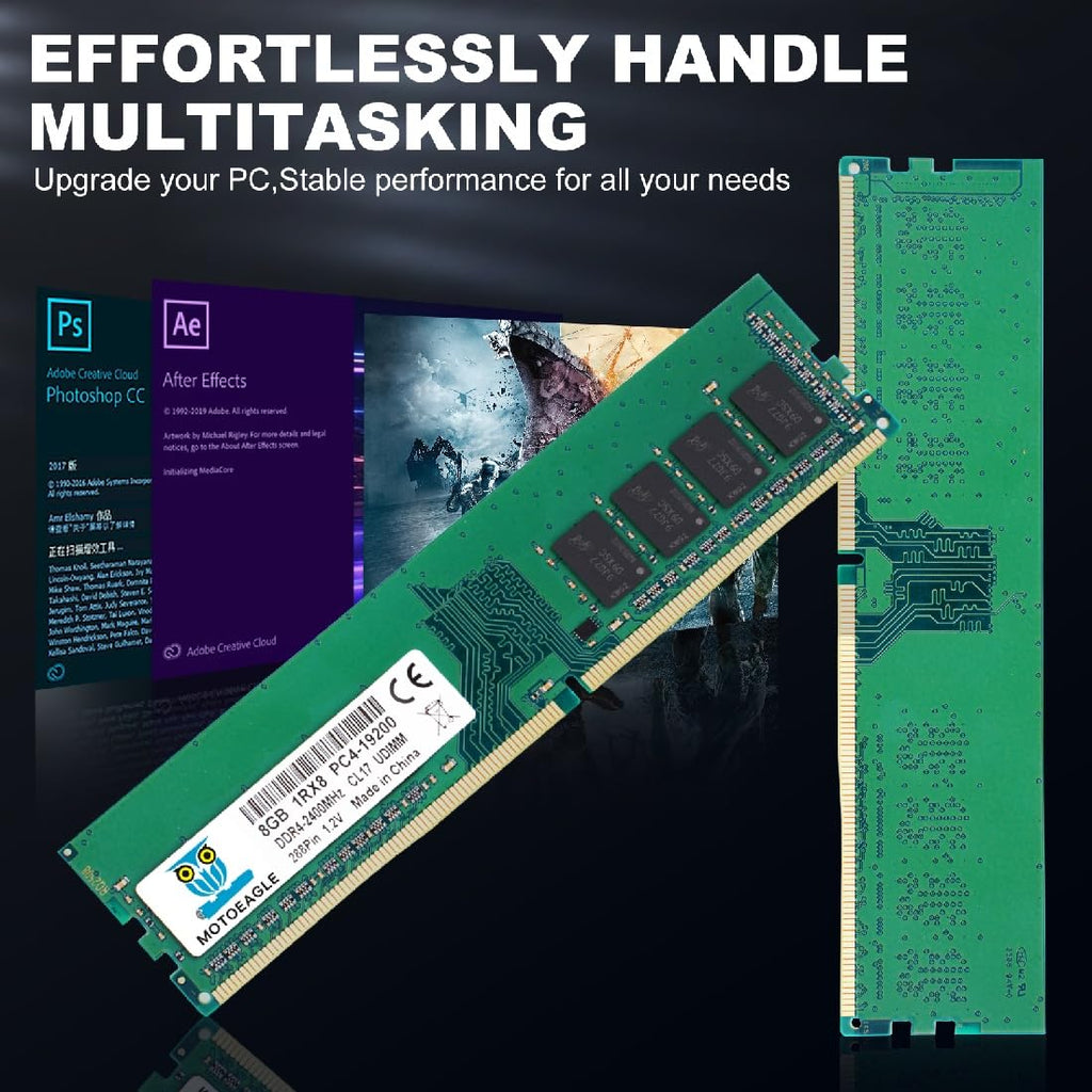 16GB DDR4 RAM 2x8GB 2400 MHz Non-ECC Desktop Memory KIT H1387