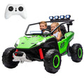 2-Seater Kids UTV with 4x200W Motor, 3-6MPH, Green N545060