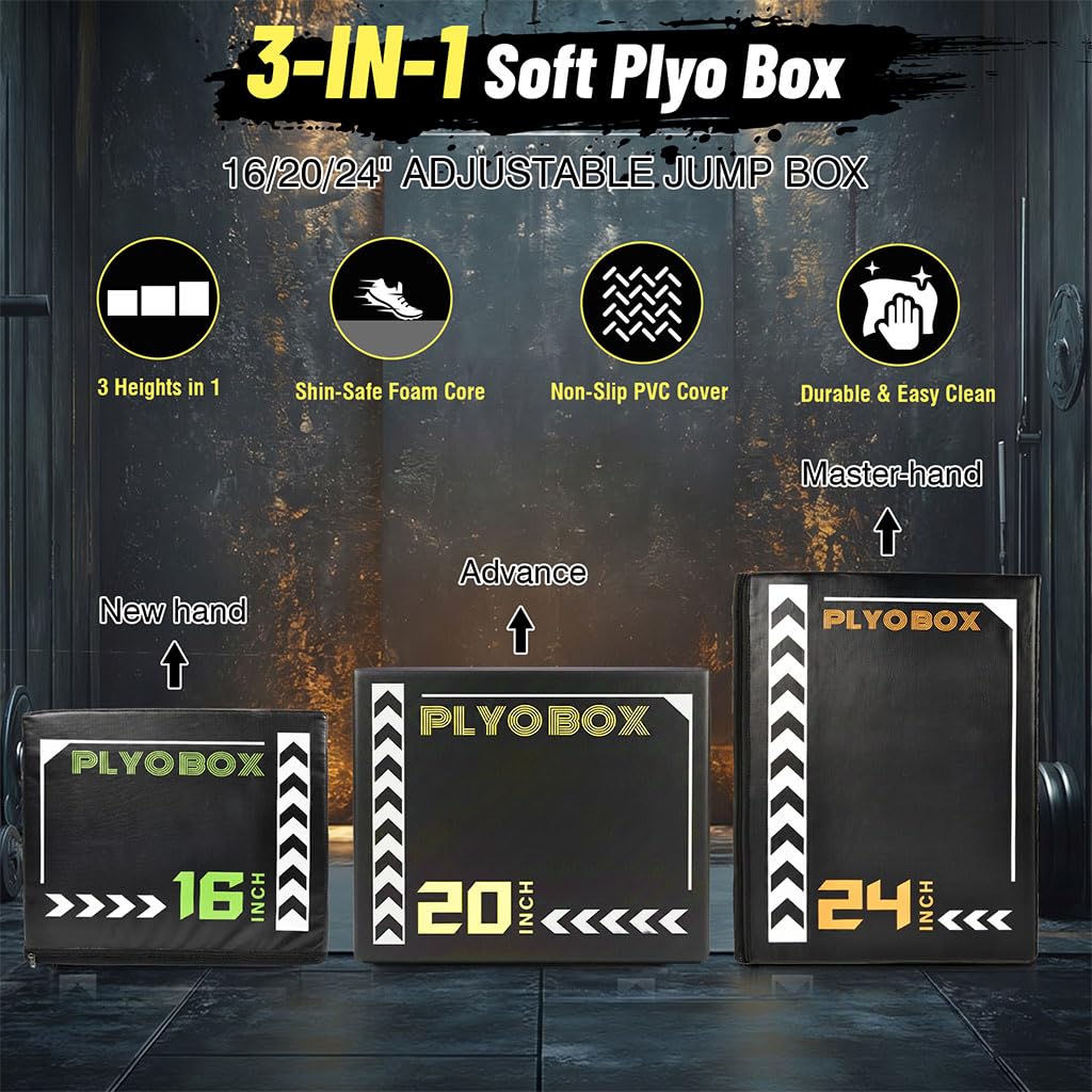 3-in-1 Plyometric Jump Box V257