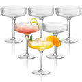 Champagne Coupe Glasses Set of 6, 8 oz Crystal Cocktail Glassware K440