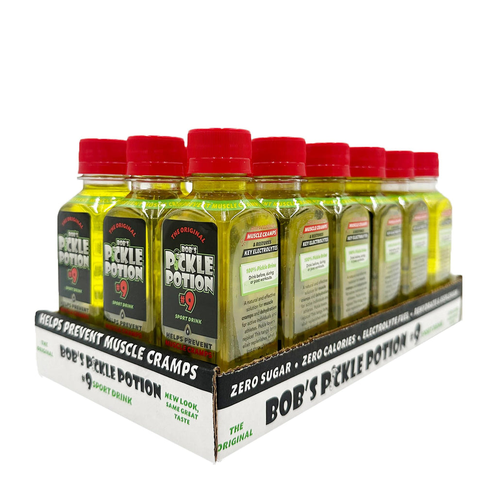 Electrolyte Pickle Shot Zero Caffeine & Gluten-Free 6.3 Oz (Pack of 18, Dill Pickle) D17751