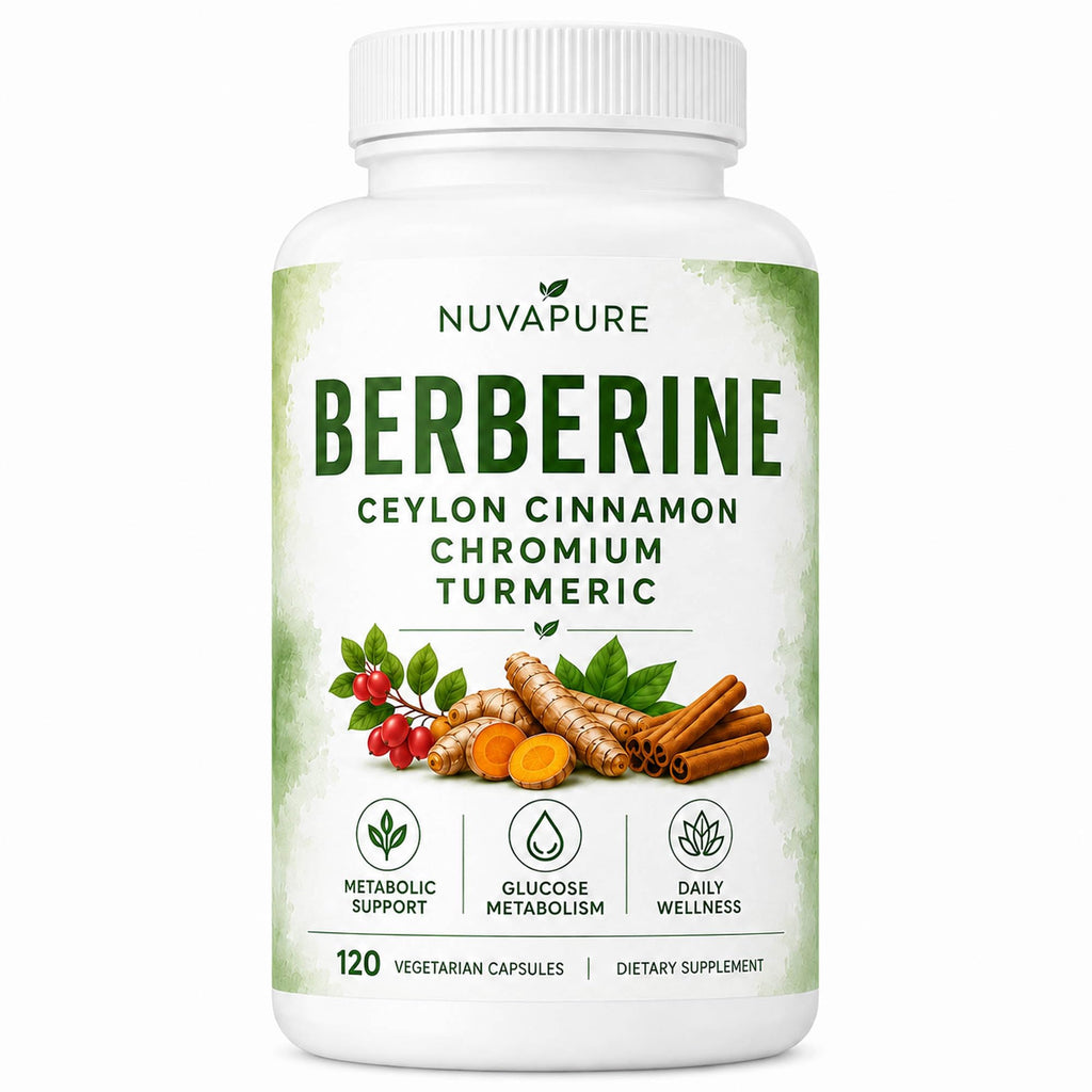 Berberine with Ceylon Cinnamon, Chromium & Turmeric, 120 Vegetarian Capsules I28586