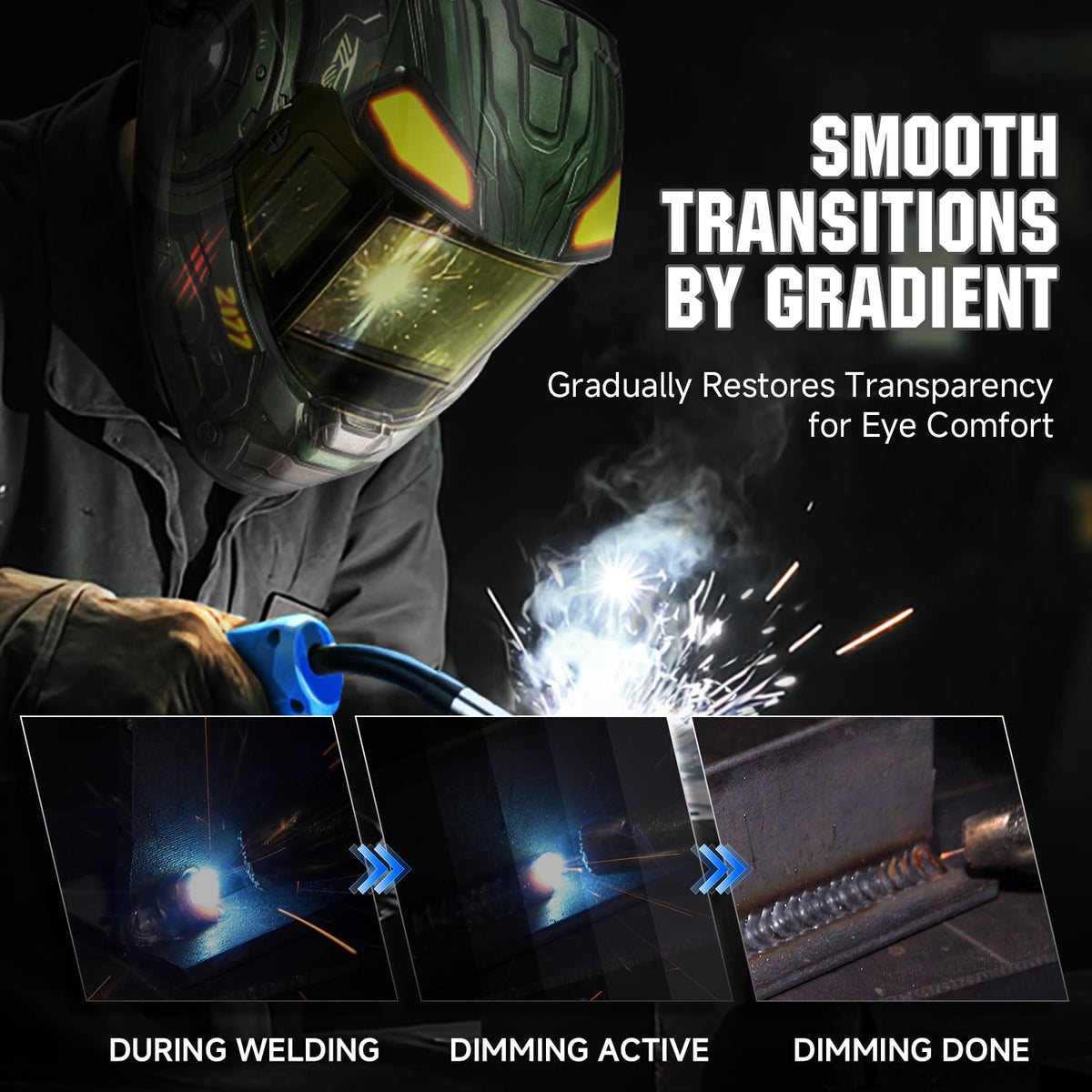 Intelligent Auto-Shade Welding Helmet M34823