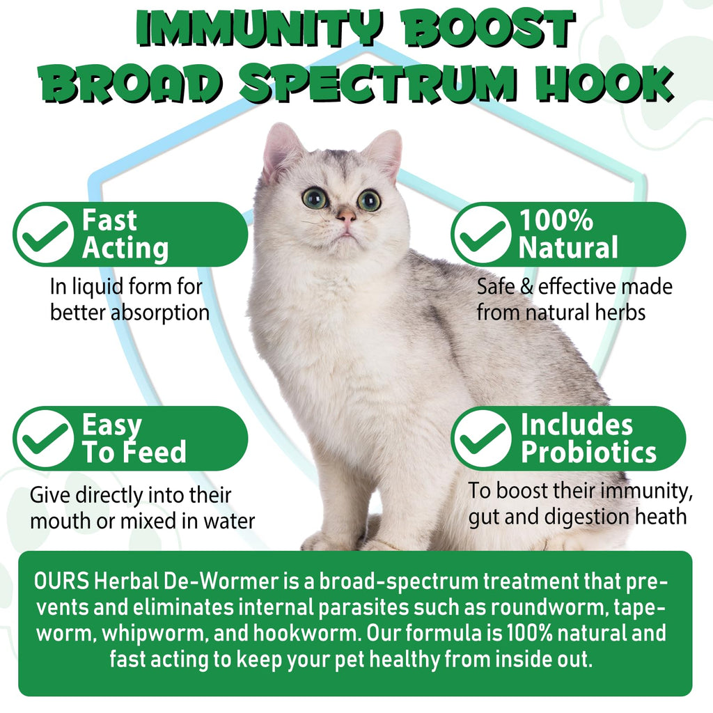 Natural Probiotic Digestive Support Supplement Drops for Cats F8263
