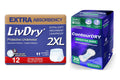 XXL Incontinence Underwear and XL Booster Pads Bundle X522