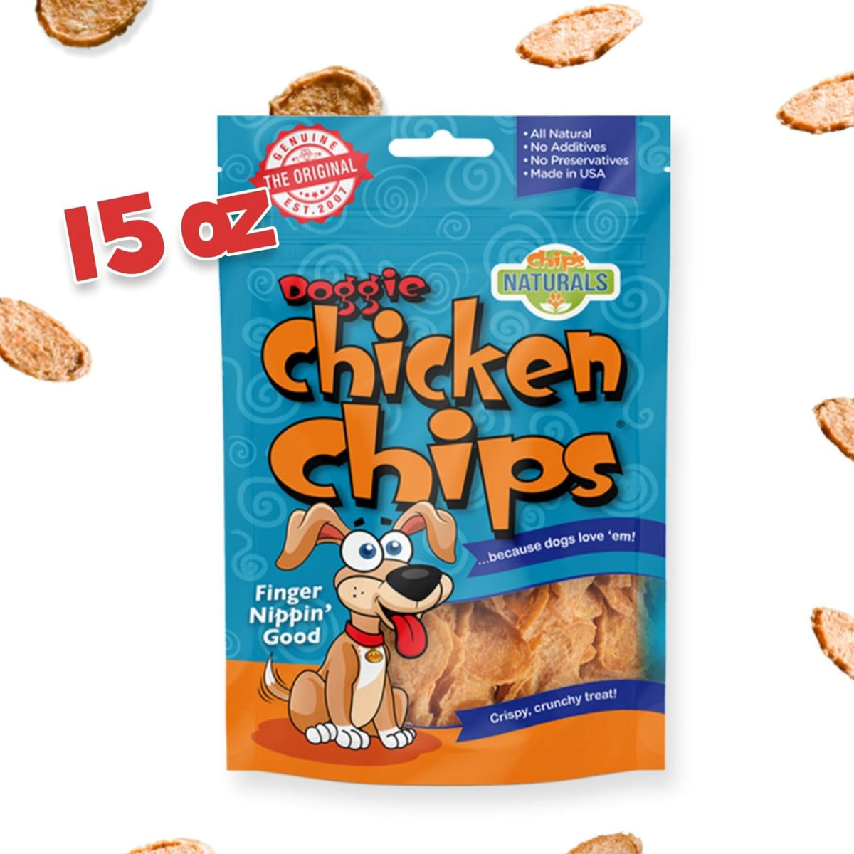 All Natural Chicken Chips 15 oz F57866