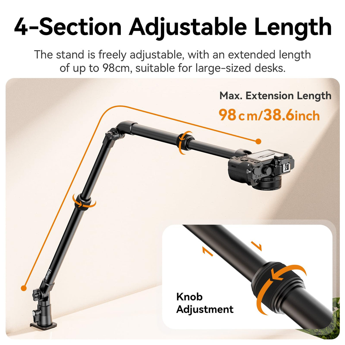 Camera Desk Mount Stand Articulating Arm A73526