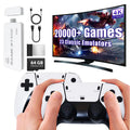 Wireless Retro Gaming Console Game Stick with 4K HDMI Output and 2 Wireless Controllers T939