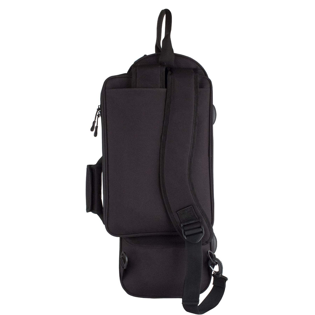 Black Trumpet Case with Sheet Music Pocket Y8980