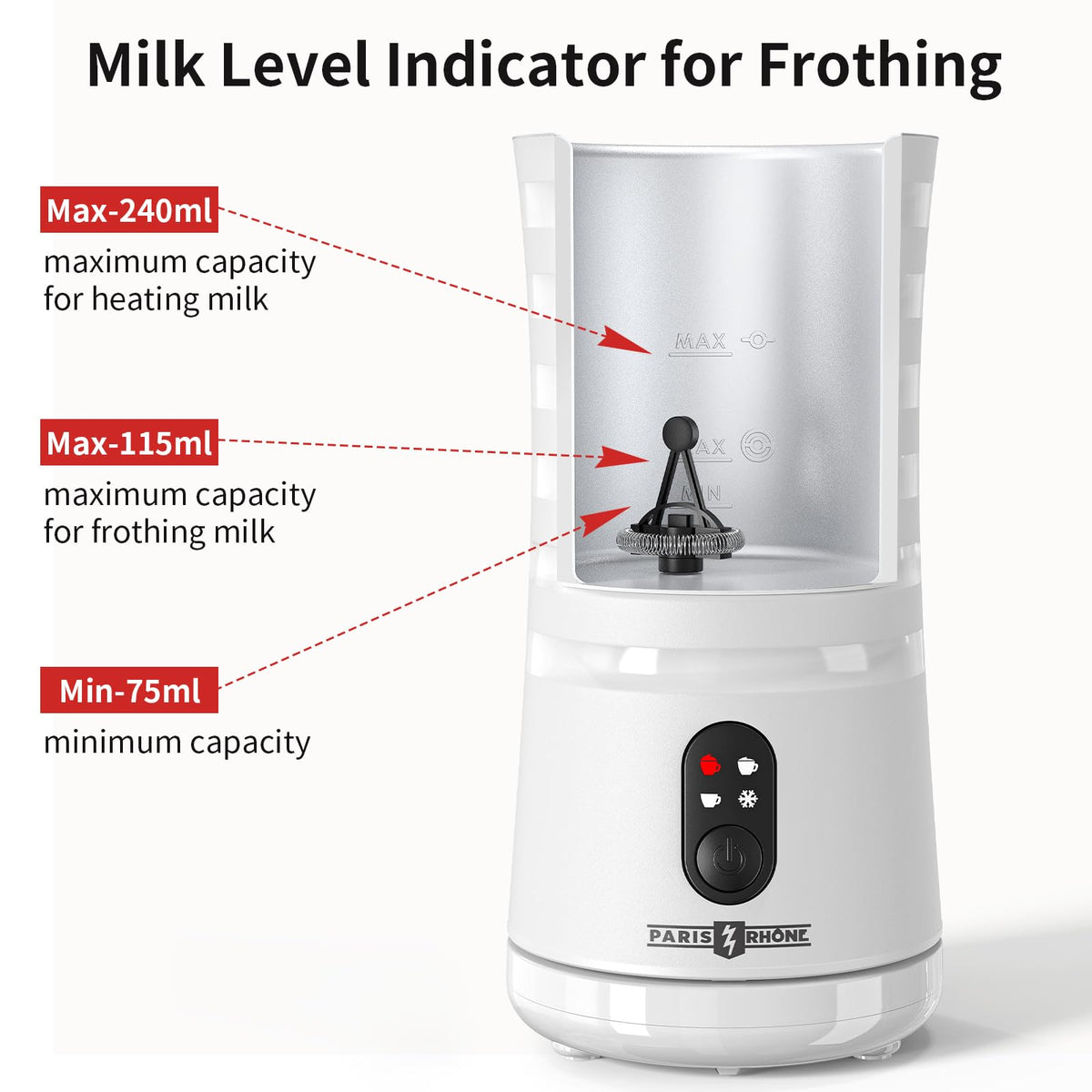 4-in-1 Electric Automatic Milk Frother J761