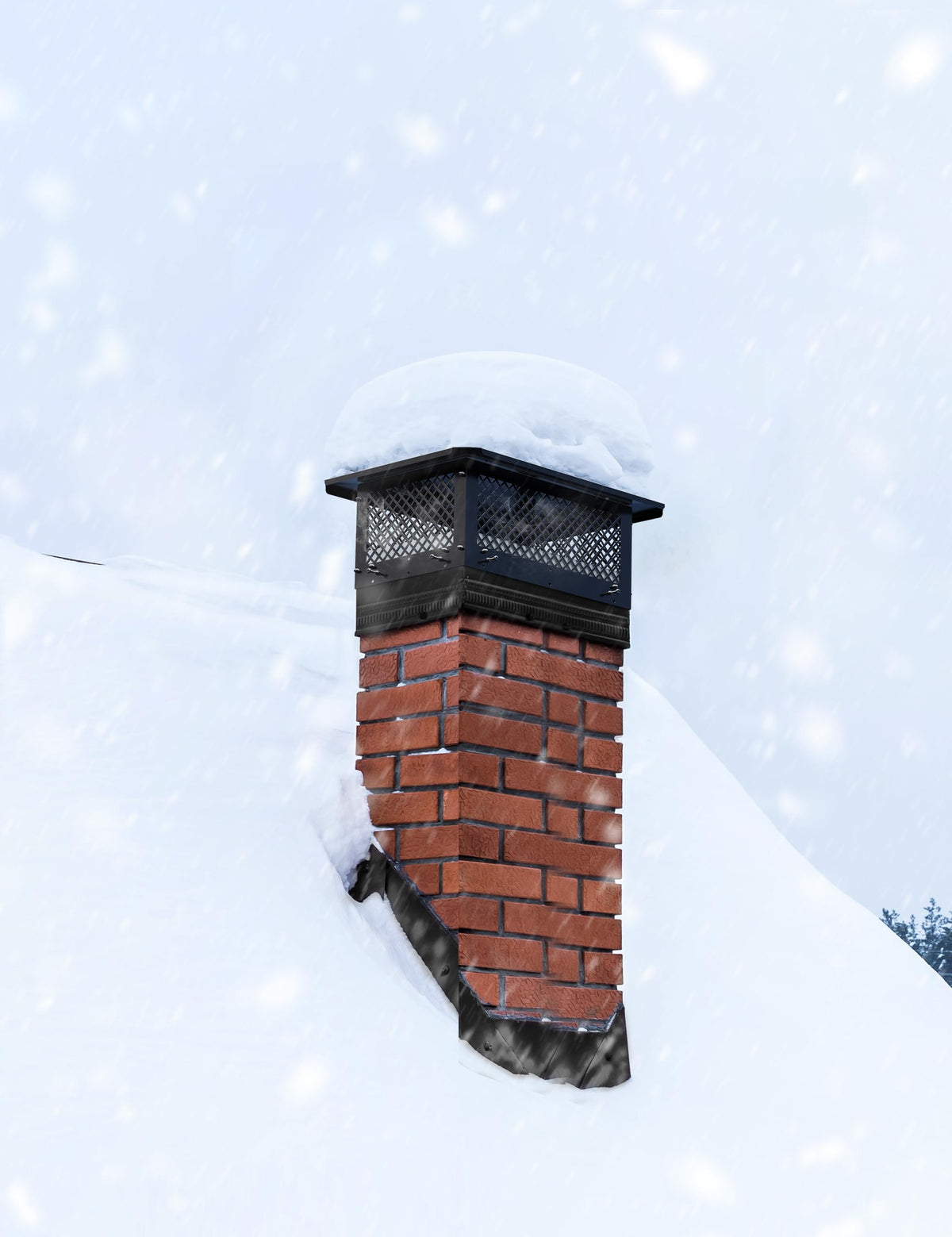 14" x 22" Rectangular Galvanized Steel Chimney Cap E947
