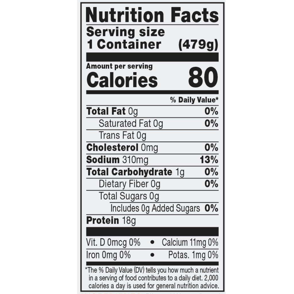 Organic Chicken Bone Broth No Salt Added 16.9oz 6 Pack K440