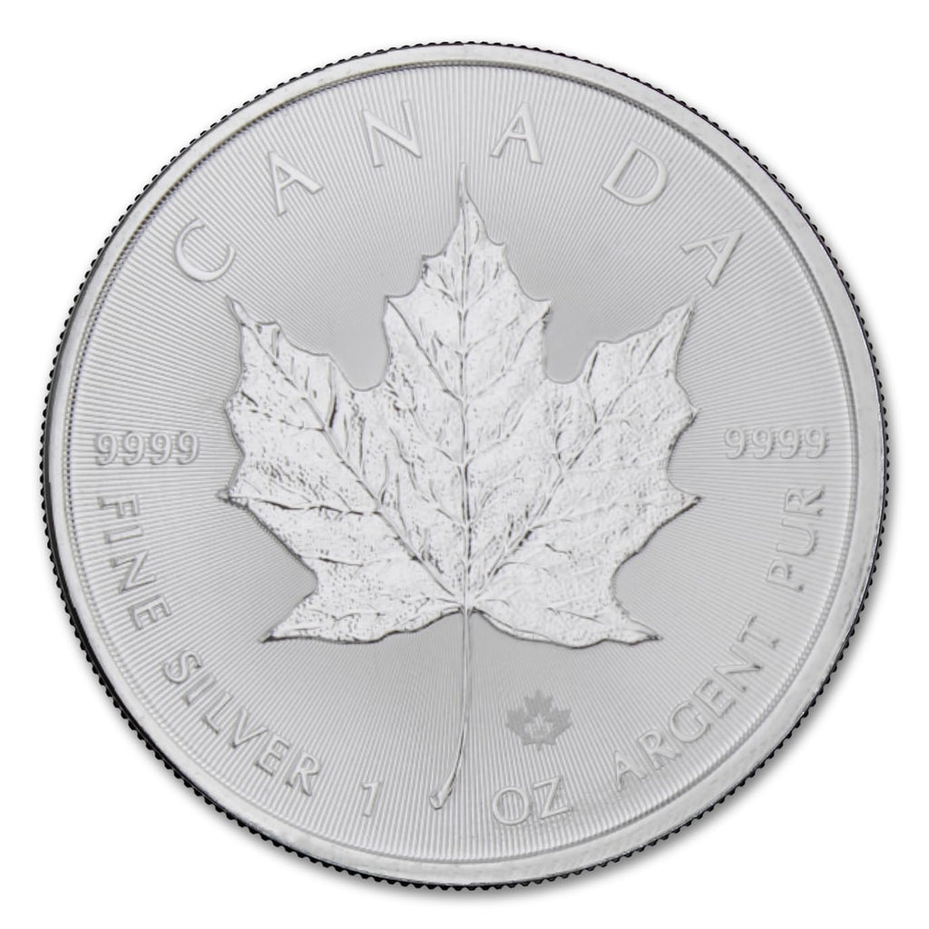1 oz Canadian Maple Leaf Silver Coins Y5024