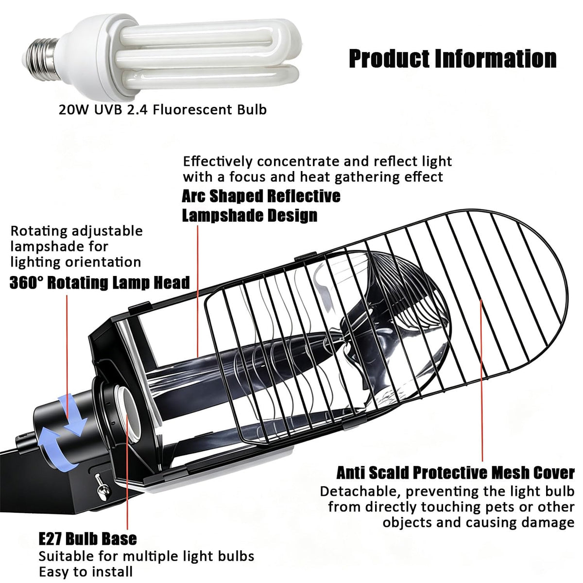 Bird Cage Light Fixture Combo Kit with Bulb E525345