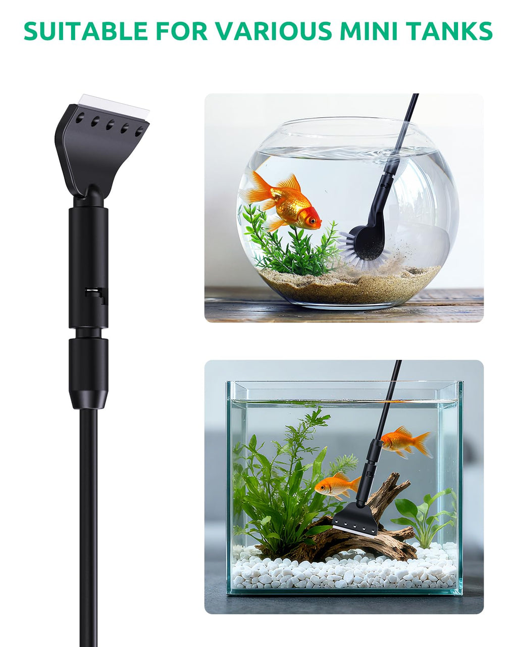 Aquarium Algae Scraper Glass Cleaner Set Z501487