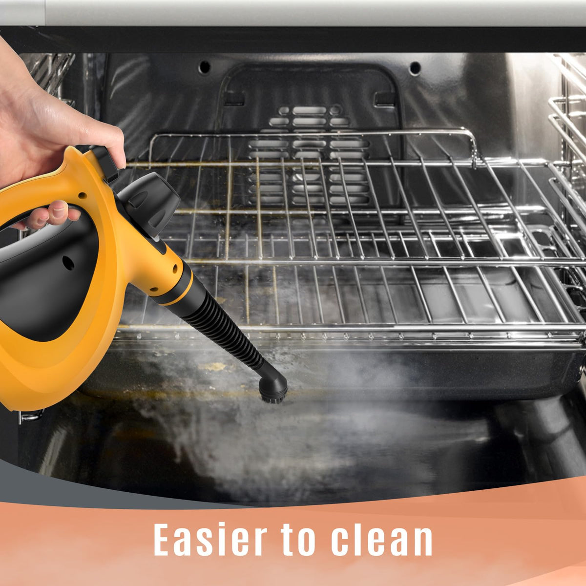 Pressurized Handheld Multi-Surface Natural Steam Cleaner with 12 pcs Accessories U7940