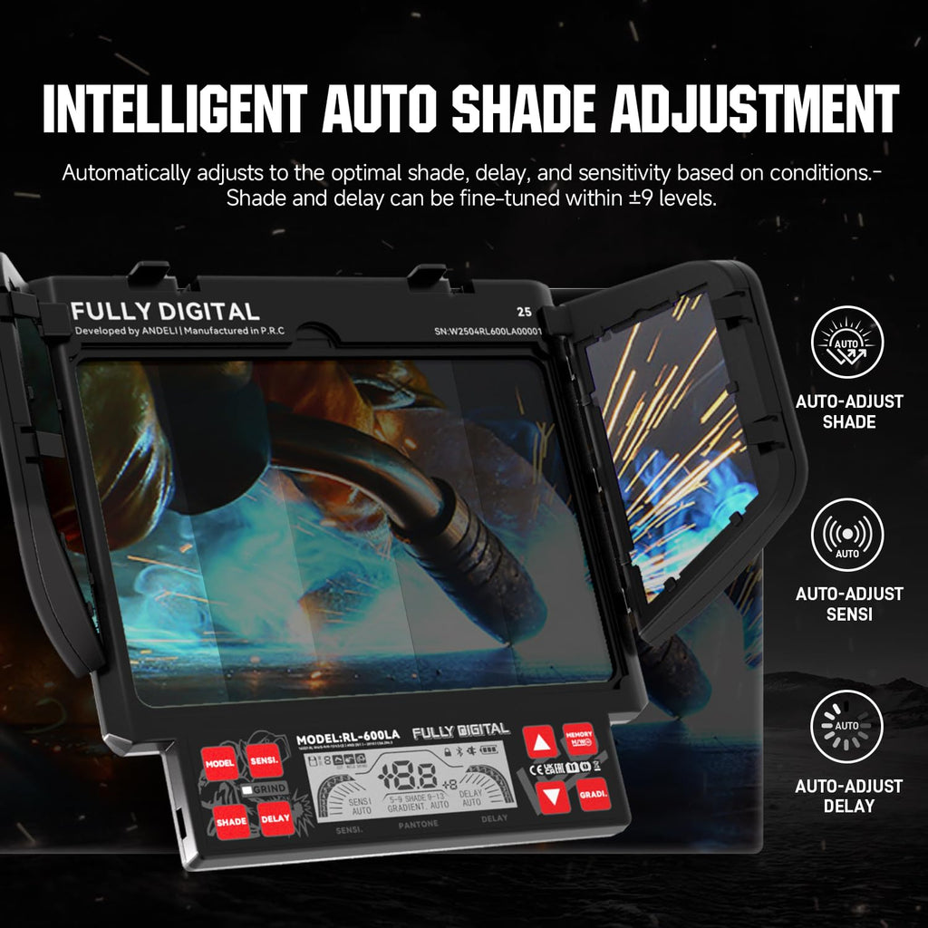 Intelligent Auto-Shade Welding Helmet M34823