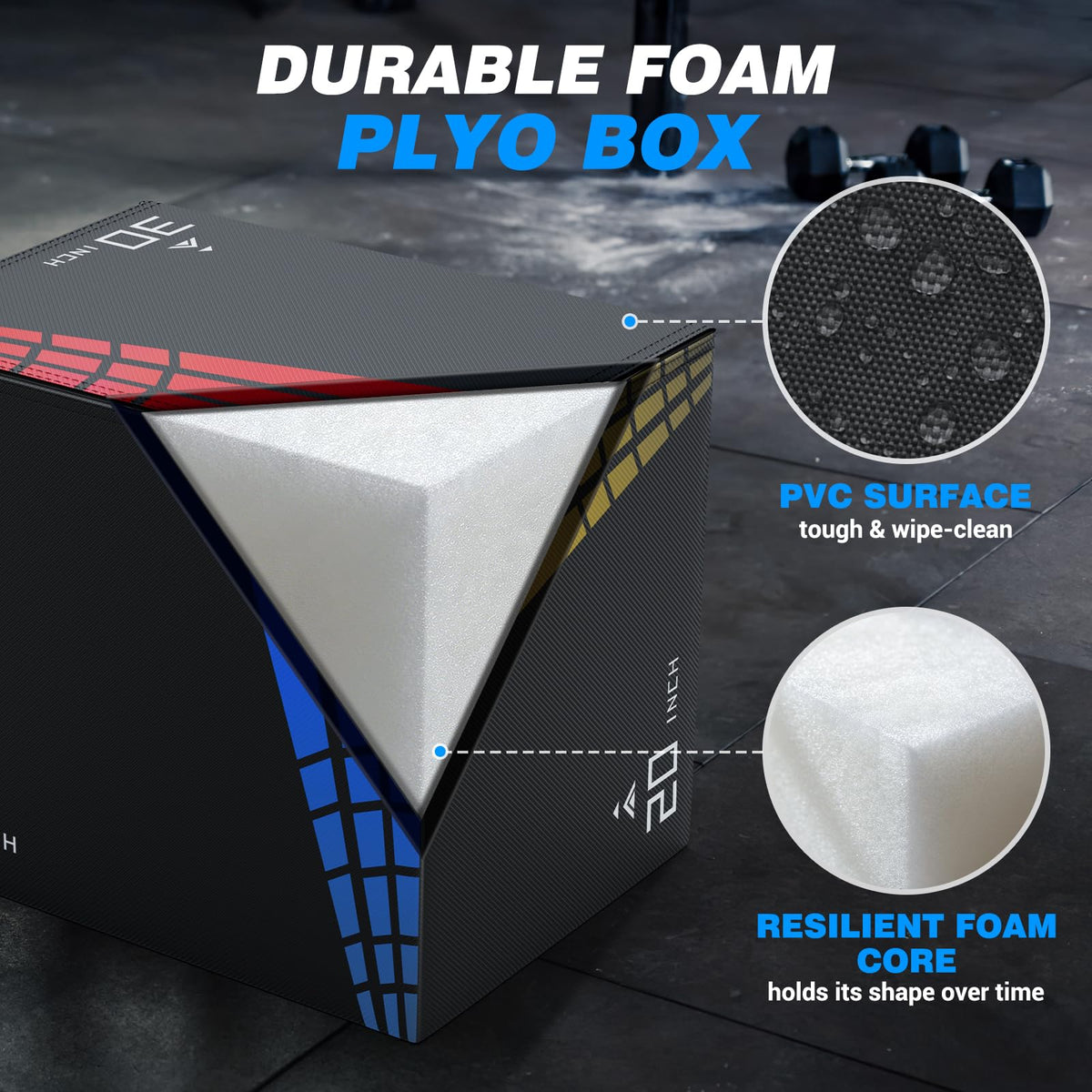 3-in-1 Foam Plyo Box A88278