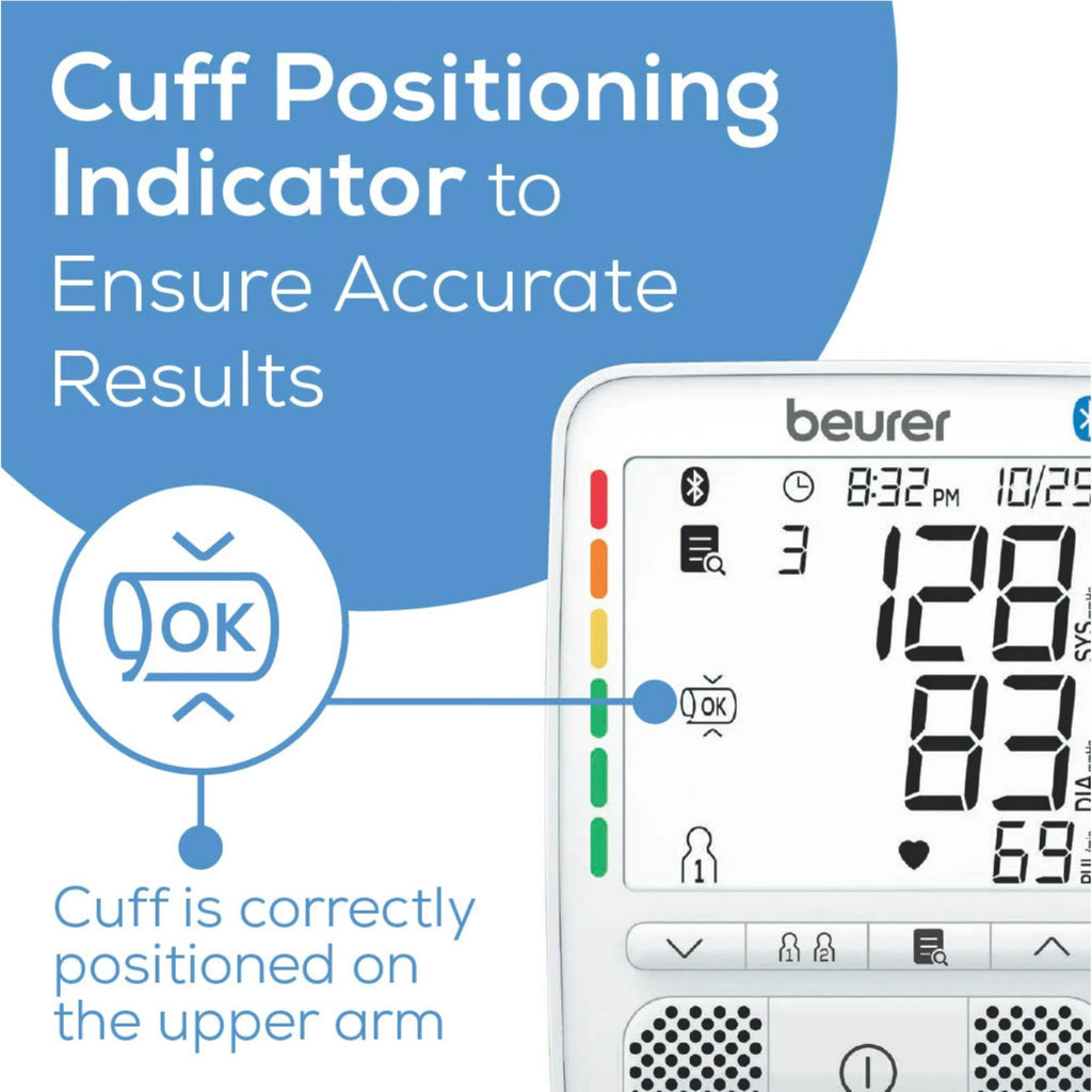Upper Arm Blood Pressure Monitor with Bluetooth and Talking Function J5507
