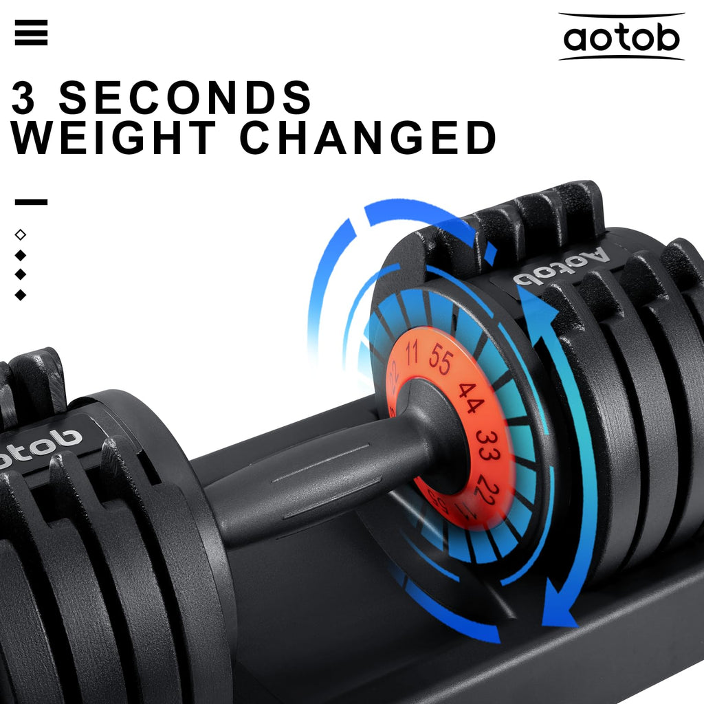 Adjustable Dumbbell Set 25/55 Lbs (Pair) Z237483