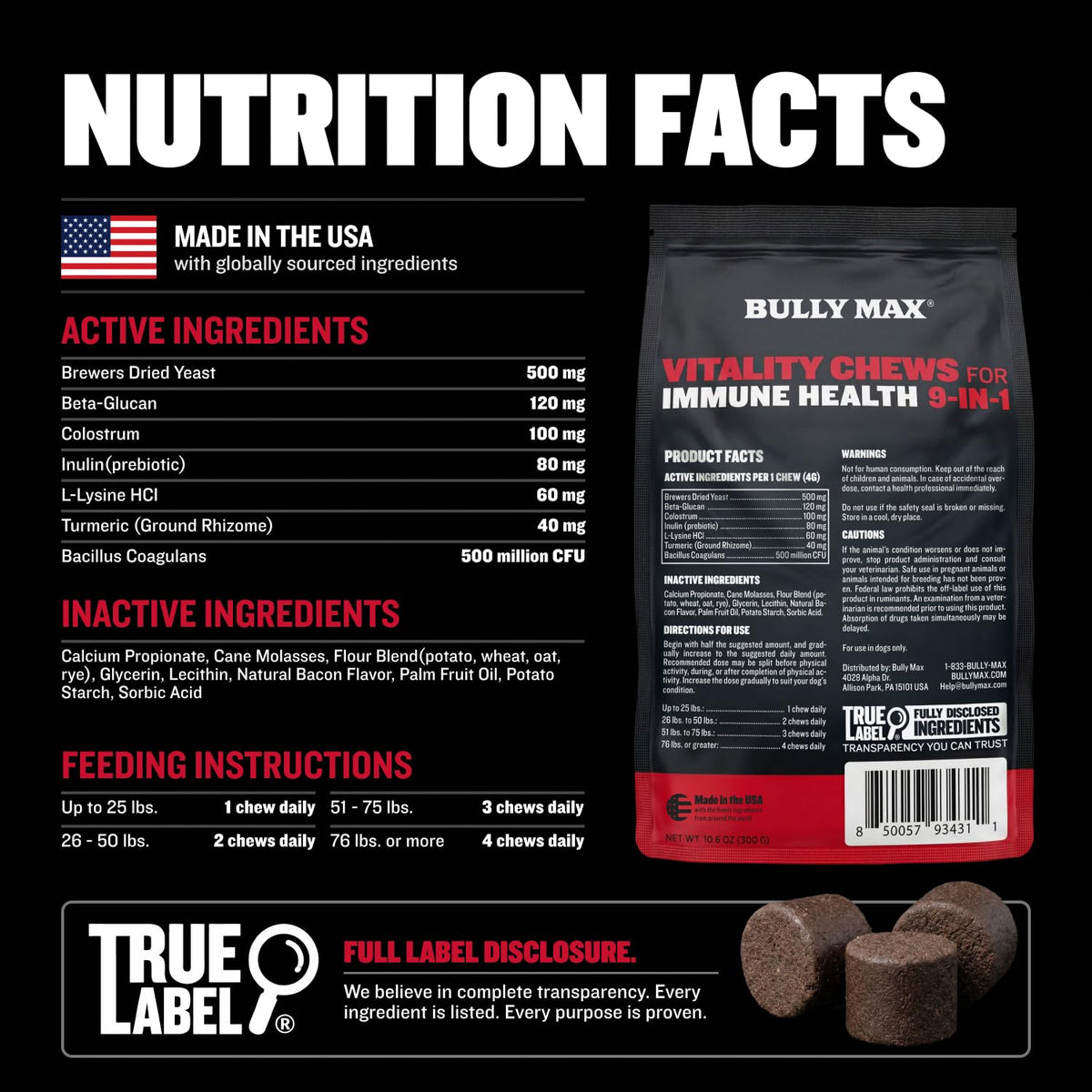 9-in-1 Dog Multivitamin 75 Soft Chews I306