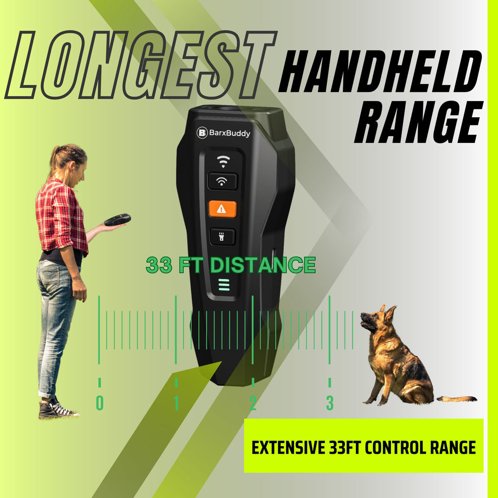 Long Range Ultrasonic Rechargeable Anti Bark Device for Dogs (Black) T42159